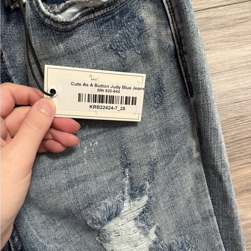 NWT Judy Blue Jeans Cute As A Button - Picture 6 of 8
